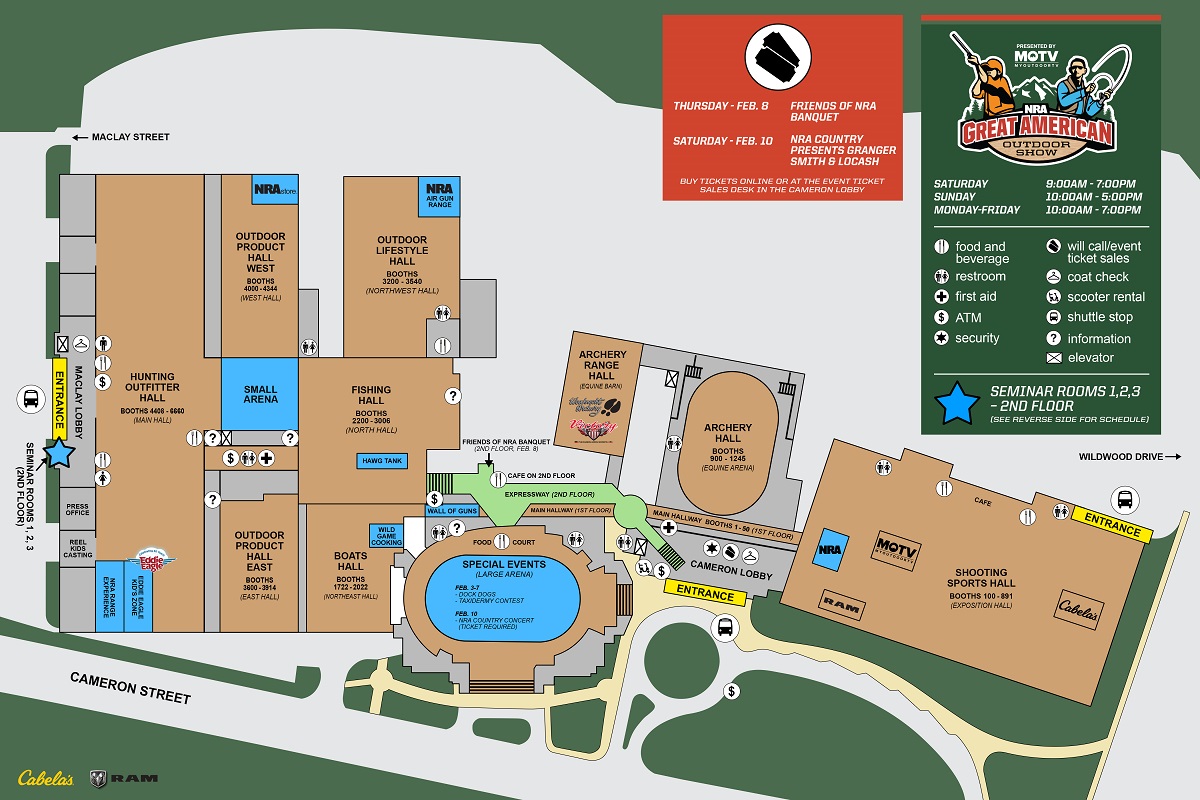 Parking / Shuttles Great American Outdoor Show